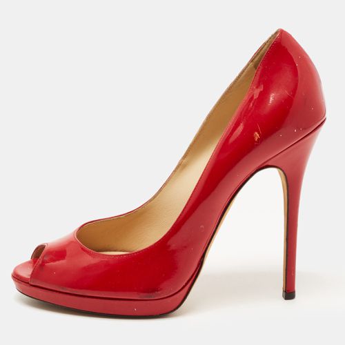 Jimmy Choo Red Patent Leather Quiet Platform Pumps Size 40 - Jimmy Choo - Modalova