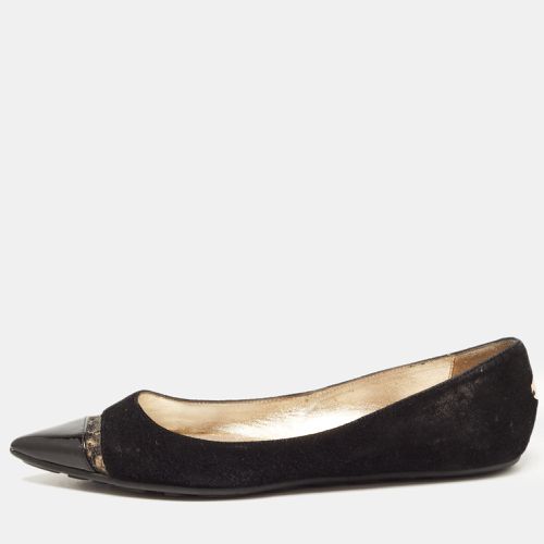 Jimmy Choo Black Suede and Patent Leather Ballet Flats Size 36.5 - Jimmy Choo - Modalova