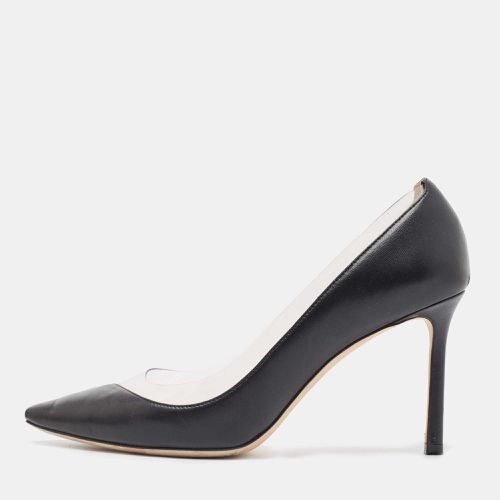 Jimmy Choo Black Leather and PVC Cass Pumps Size 37 - Jimmy Choo - Modalova