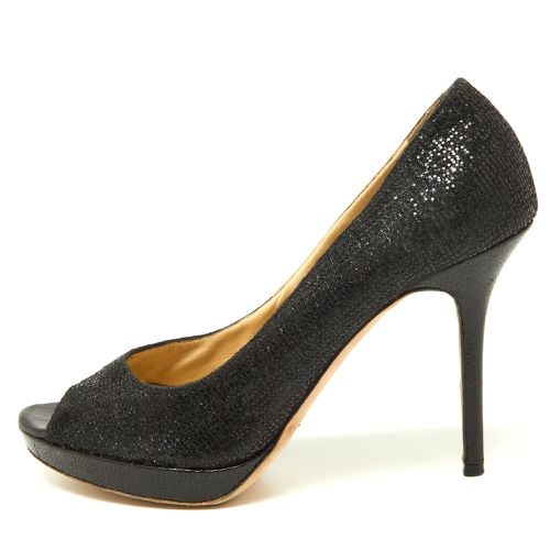 Glitter Fabric and Leather Luna Platform Pumps Size 39 - Jimmy Choo - Modalova