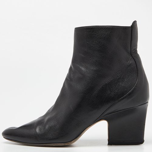 Jimmy Choo Black Leather Ankle Booties Size 38 - Jimmy Choo - Modalova