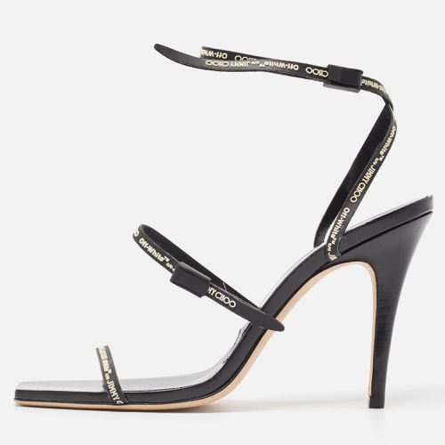 Jimmy Choo X Off-White Black Leather Jane Sandals Size 39 - Jimmy Choo - Modalova