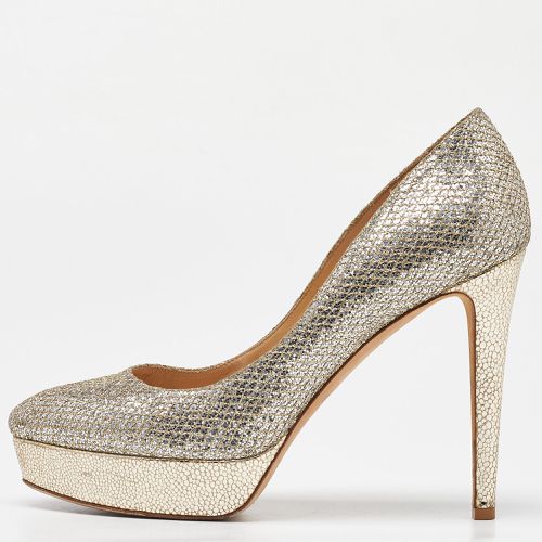 Coarse Glitter Eros Platform Pumps Size 39.5 - Jimmy Choo - Modalova