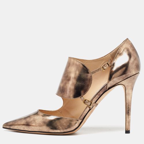 Jimmy Choo Metallic Foil Leather Houry D'orsay Pointed Toe Pumps Size 39 - Jimmy Choo - Modalova