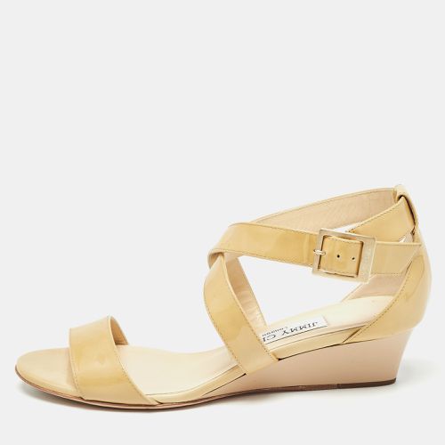 Jimmy Choo Yellow Patent Leather Chiara Sandals Size 36 - Jimmy Choo - Modalova