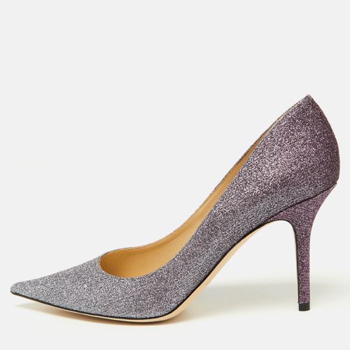 Jimmy Choo Purple Coarse Glitter Romy Pumps Size 39.5 - Jimmy Choo - Modalova