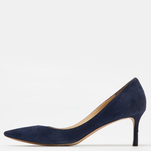 Jimmy Choo Navy Blue Suede Romy Pointed Toe Pumps Size 40.5 - Jimmy Choo - Modalova