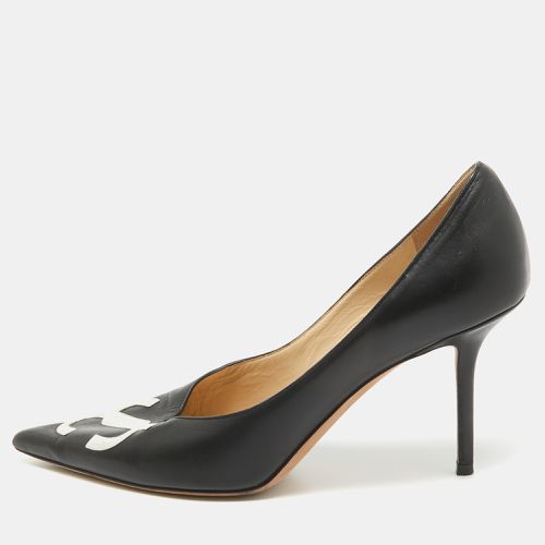 Jimmy Choo Black Leather JC Love Pumps Size 39.5 - Jimmy Choo - Modalova