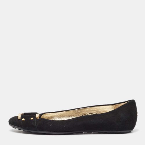 Suede Morse Buckle Ballet Flats Size 39 - Jimmy Choo - Modalova