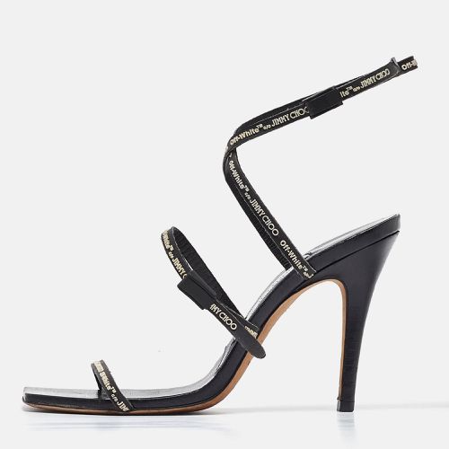 Jimmy Choo X Off-White Black Leather Jane Sandals Size 36 - Jimmy Choo - Modalova