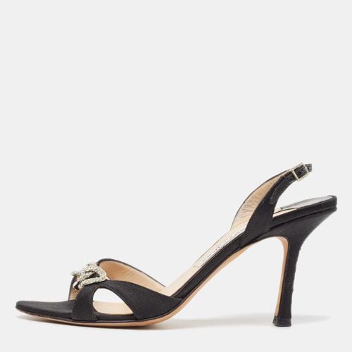 Satin Slingback Sandals Size 38.5 - Jimmy Choo - Modalova