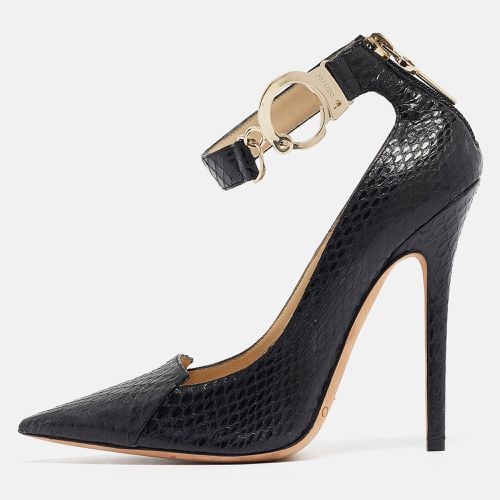 Jimmy Choo Black Python Hand Cuff Pumps Size 36.5 - Jimmy Choo - Modalova