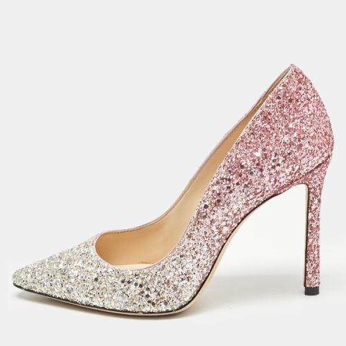 Jimmy Choo Two Tone Glitter Romy Pumps Size 34.5 - Jimmy Choo - Modalova