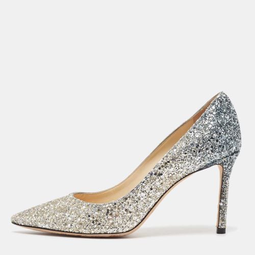 Two Tone Coarse Glitter Romy Pumps Size 37 - Jimmy Choo - Modalova