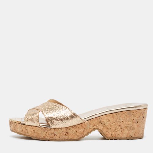 Glitter Prima Wedge Sandals Size 37 - Jimmy Choo - Modalova