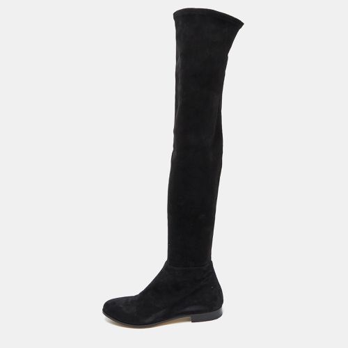 Jimmy Choo Black Suede Knee Length Boots Size 39 - Jimmy Choo - Modalova