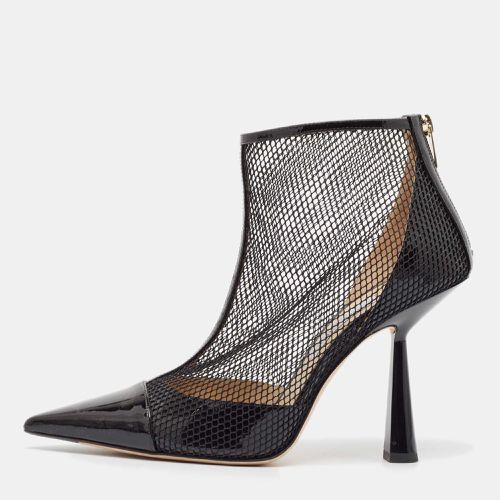 Mesh and Patent Leather Ankle Boots Size 42 - Jimmy Choo - Modalova