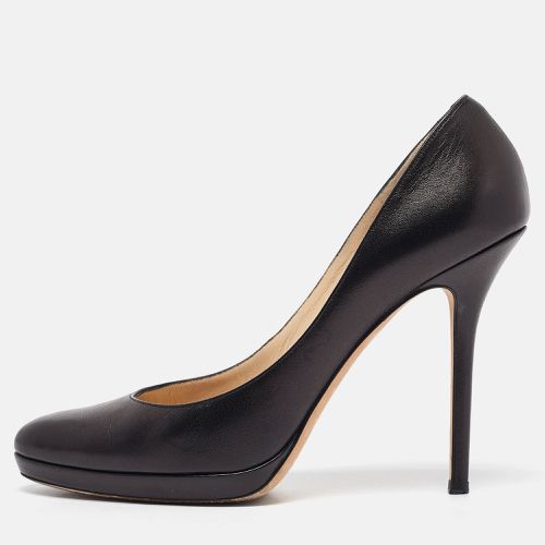 Jimmy Choo Black Leather Platform Pumps Size 40 - Jimmy Choo - Modalova