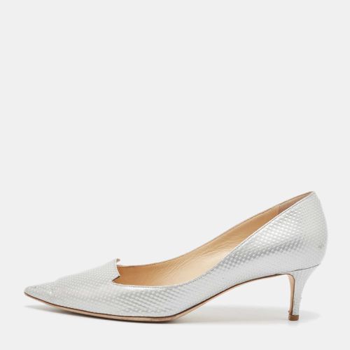 Jimmy Choo Silver Leather Pumps 38 - Jimmy Choo - Modalova