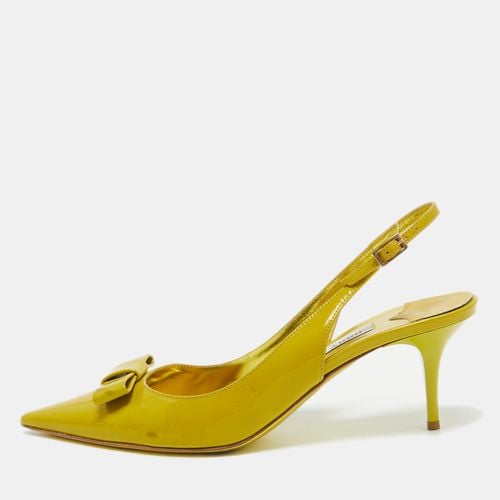 Jimmy Choo Green Patent Leather Slingback Pumps Size 39 - Jimmy Choo - Modalova