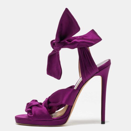 Satin Kris Knot Sandals Size 40 - Jimmy Choo - Modalova