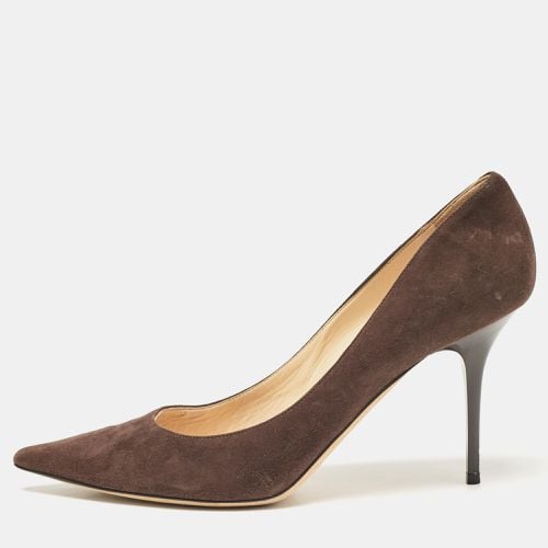 Jimmy Choo Brown Suede Love Pointed Toe Pumps Size 40.5 - Jimmy Choo - Modalova