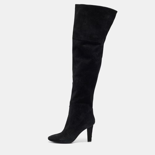 Jimmy Choo Black Suede Knee Length Boots Size 39.5 - Jimmy Choo - Modalova