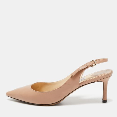 Jimmy Choo Beige Leather Erin Slingback Pumps Size 36 - Jimmy Choo - Modalova