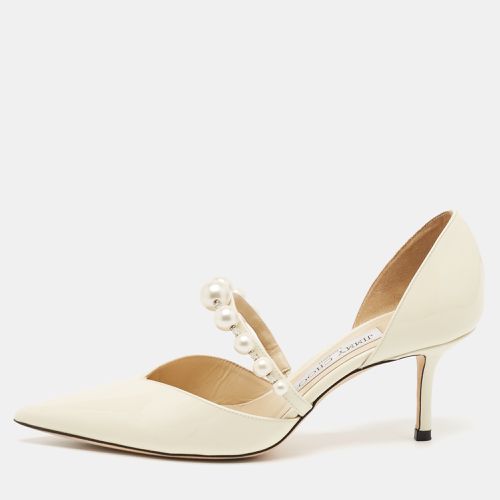 Jimmy Choo Cream Patent Leather Aurelie Pumps Size 36 - Jimmy Choo - Modalova