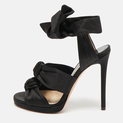 Jimmy Choo Black Satin Kris Sandals Size 35 - Jimmy Choo - Modalova