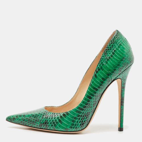 Jimmy Choo Green Python Leather Anouk Pumps Size 39 - Jimmy Choo - Modalova