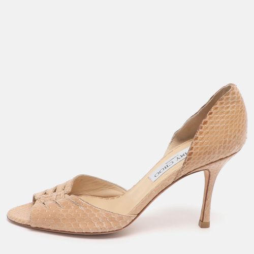 Size 36.5 Python Leather D'orsay Pumps - Jimmy Choo - Modalova
