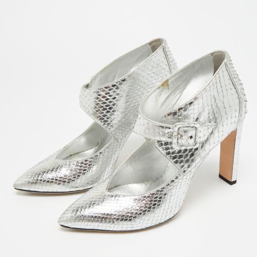 Letty 100 Size 38.5 Python Leather Ankle Length Boots - Jimmy Choo - Modalova