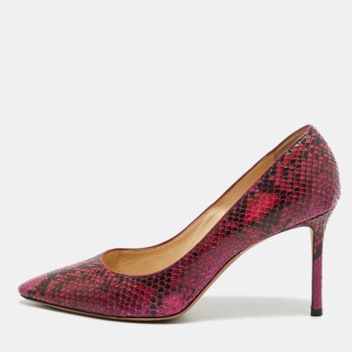 Romy Size 40 Two Tone Python Leather Pumps - Jimmy Choo - Modalova