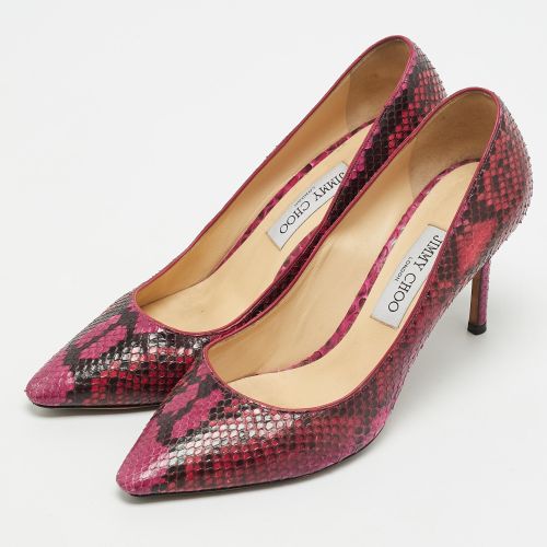 Romy Size 40 Two Tone Python Leather Pumps - Jimmy Choo - Modalova