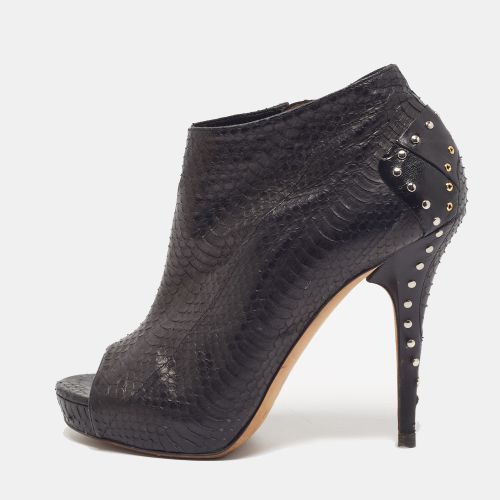 Cancealed Size 37.5 Python Leather Ankle Length Boots - Jimmy Choo - Modalova