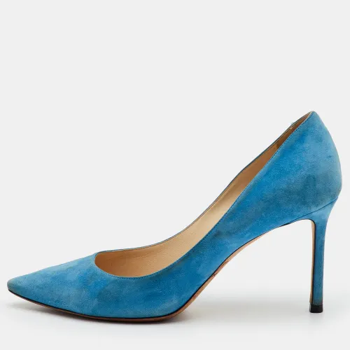 Romy Size 39.5 Suede Pointed Toe Pumps - Jimmy Choo - Modalova