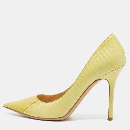 Abel Size 37.5 Python Leather Pumps - Jimmy Choo - Modalova
