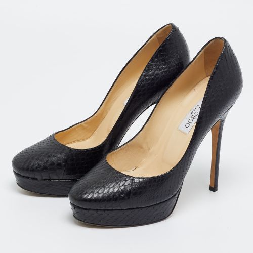 Cosmic Size 39 Python Leather Platform Pumps - Jimmy Choo - Modalova