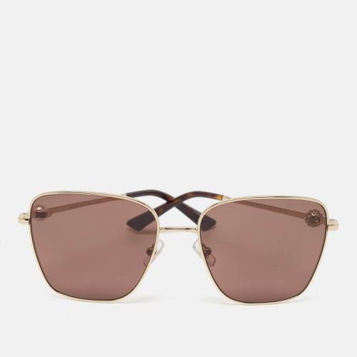 Jimmy Choo Brown/Gold JC 4005HB Embellished Square Sunglasses - Jimmy Choo - Modalova