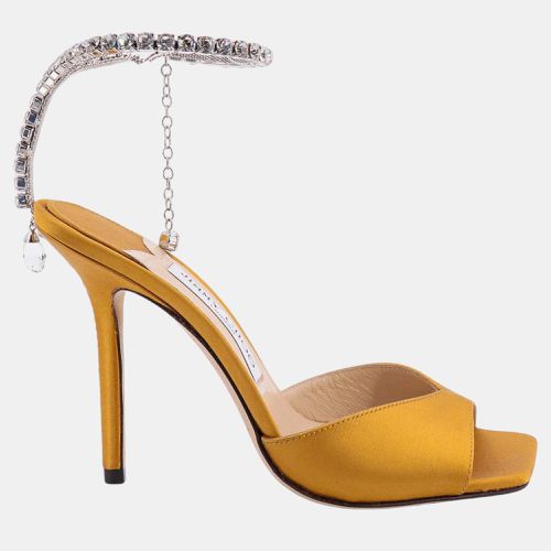 Satin Embellished Sandals EU 37.5 - Jimmy Choo - Modalova