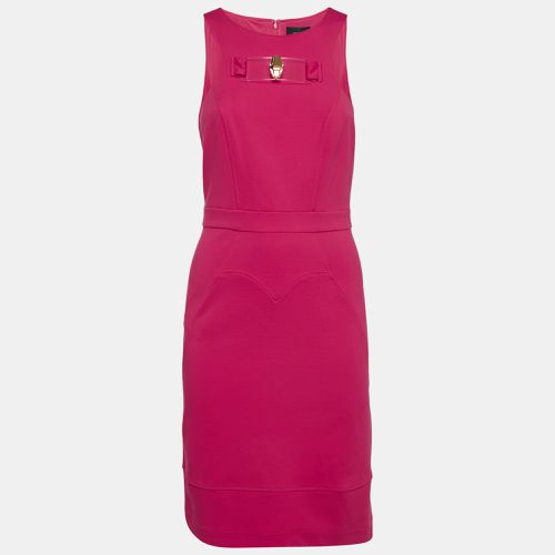 Just Cavalli Pink Jersey Embellished Sleeveless Short Dress S - Just Cavalli - Modalova