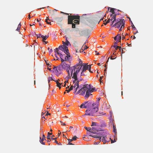 Just Cavalli Multicolor Printed Jersey Top S - Just Cavalli - Modalova