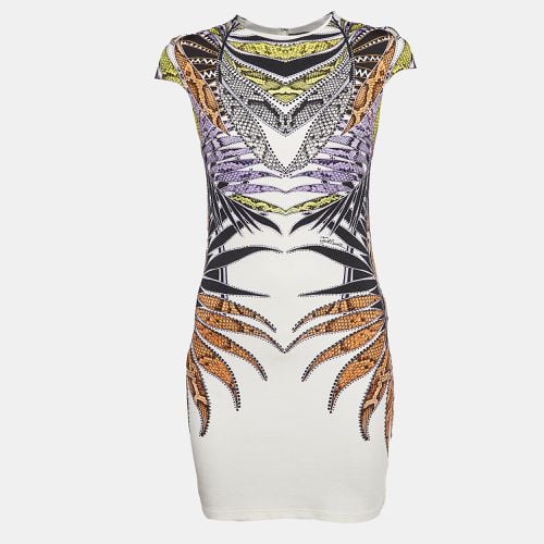 Just Cavalli Multicolor Printed Jersey Sheath Dress M - Just Cavalli - Modalova