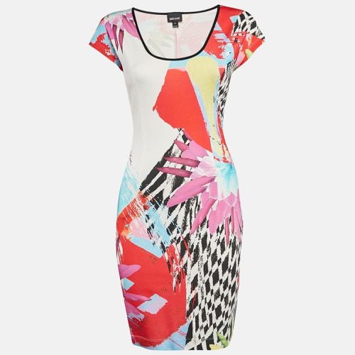 Just Cavalli Multicolor Printed Jersey Mini Dress S - Just Cavalli - Modalova