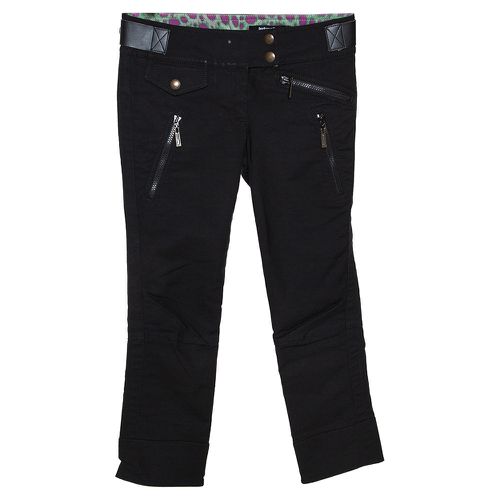 Just Cavalli Black Stretch Cotton Slim Fit Pants S - Just Cavalli - Modalova