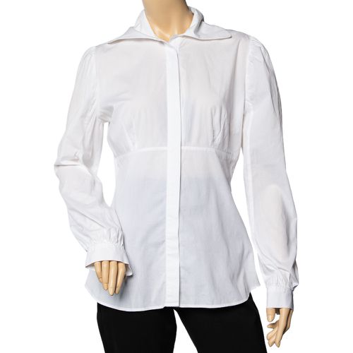 Just Cavalli White Cotton Paneled Button Front Shirt L - Just Cavalli - Modalova