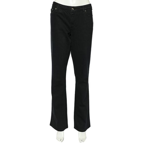 Just Cavalli Black Denim Straight Leg Jeans L - Just Cavalli - Modalova