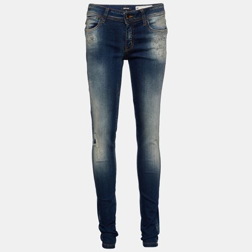 Just Cavalli Denim Skinny Leg Distressed Jeans M - Just Cavalli - Modalova