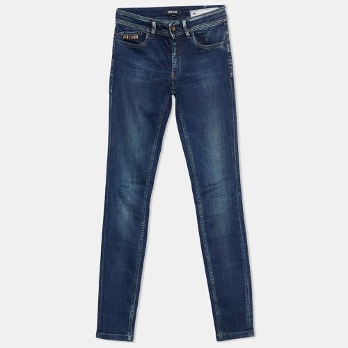 Just Cavalli Navy Blue Stretch Denim Skinny Leg Jeans S - Just Cavalli - Modalova